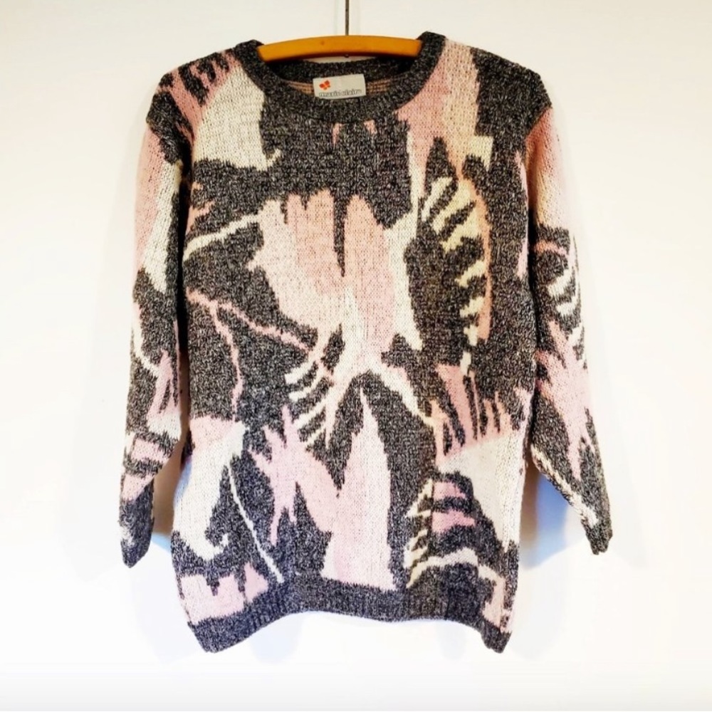 Vintage Knit Crew Neck Sweater